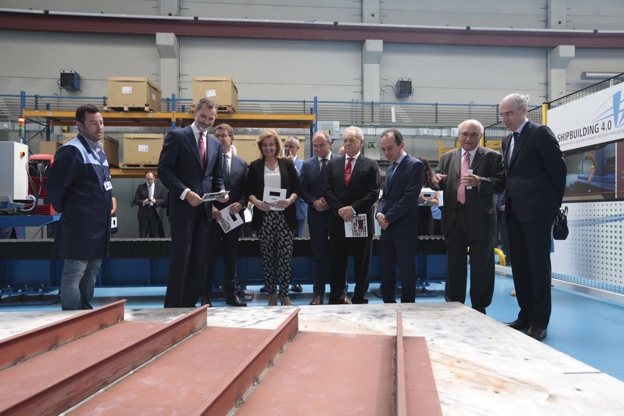 S.M. el Rey Felipe VI visita AIMEN Centro Tecnológico 50 aniversario — Mundinova comunicación institucional