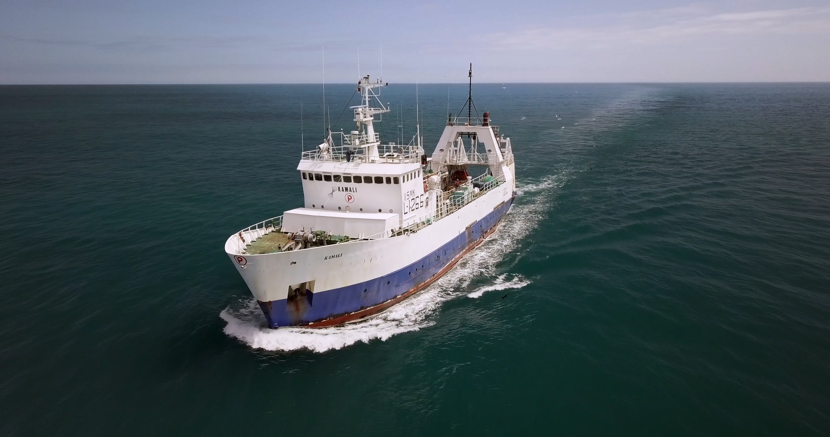 Buque Kamali de Pescanova en Namibia
