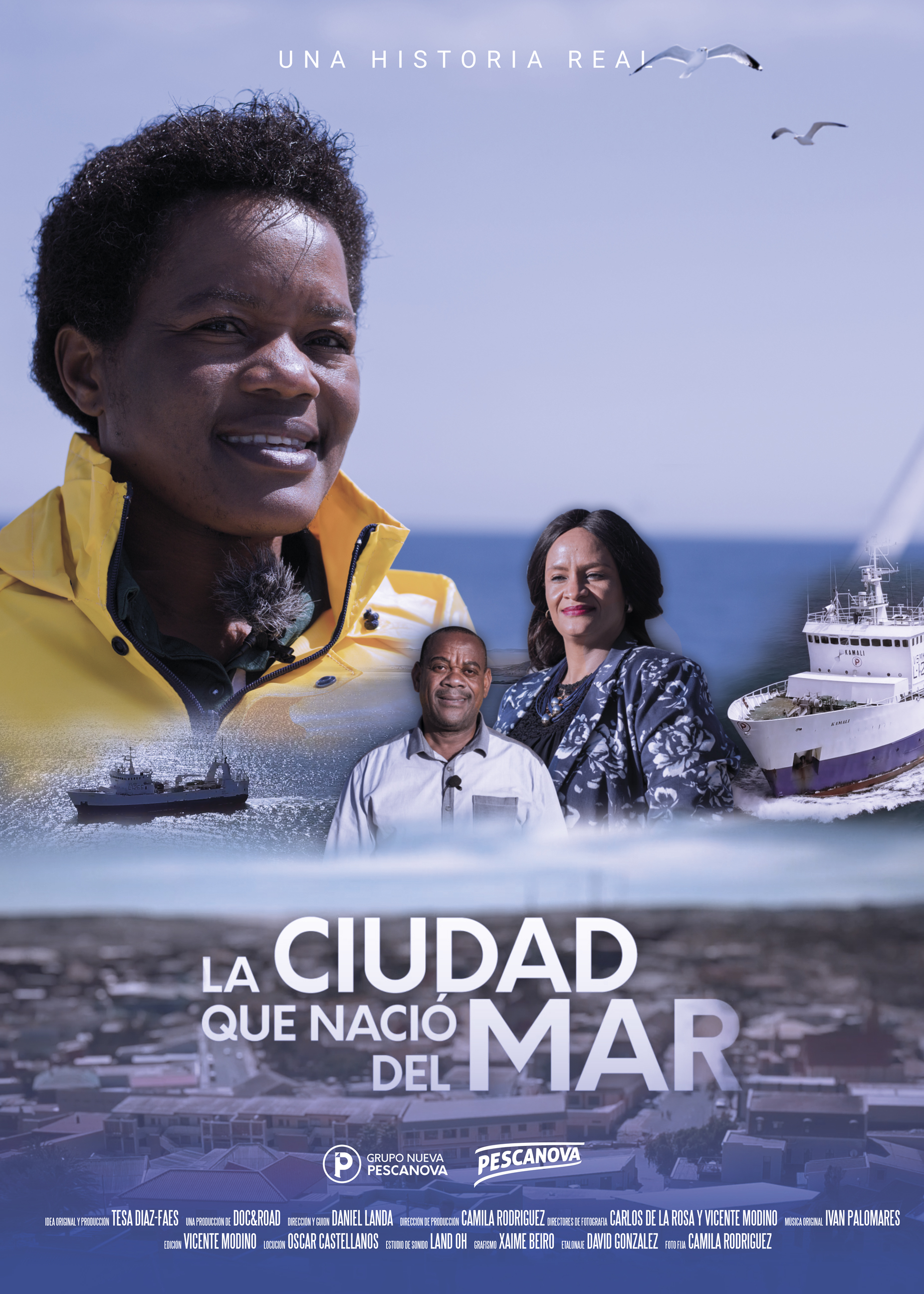 Cartel oficial — La Ciudad que Nació del Mar, Grupo Nueva Pescanova