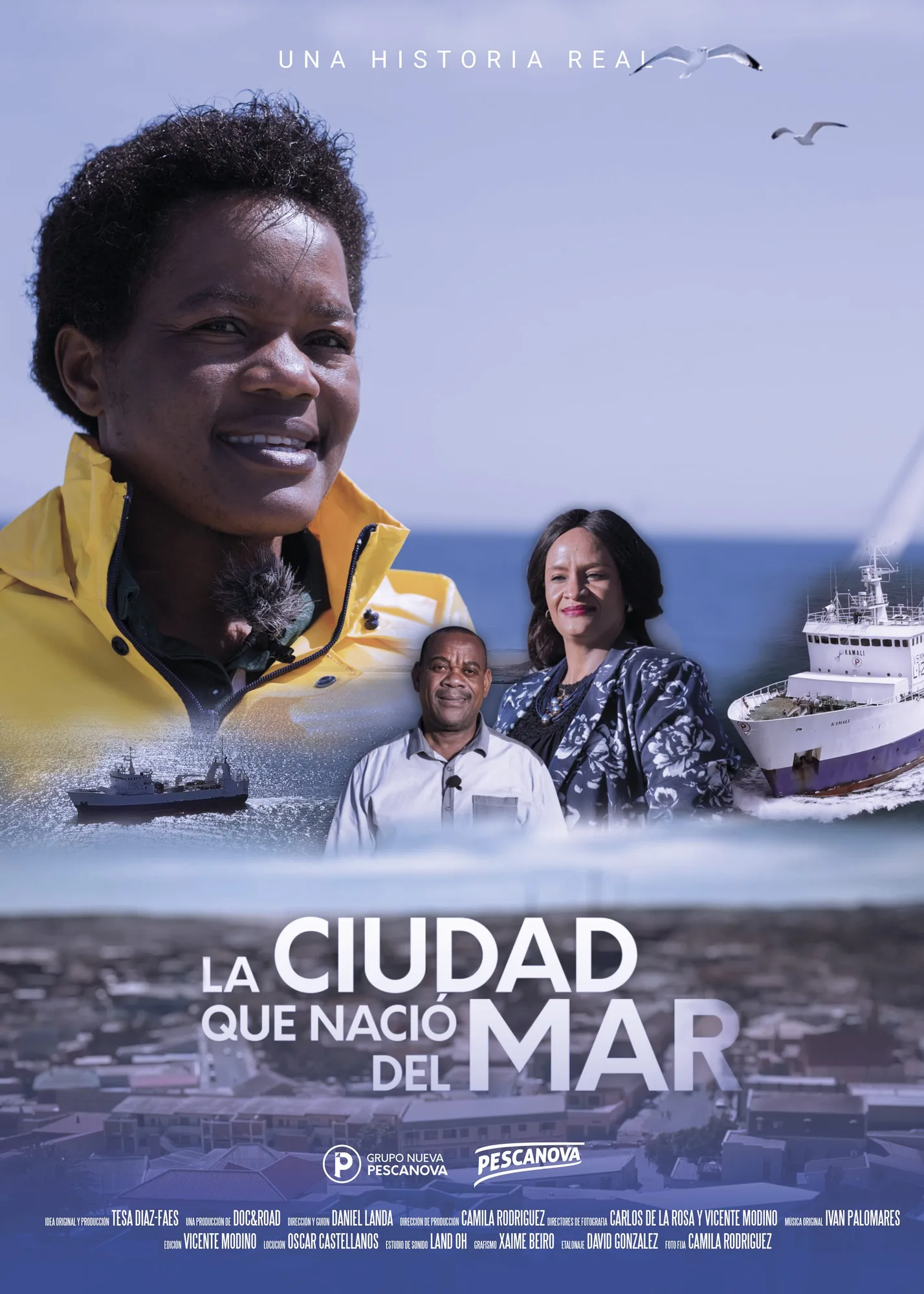 Cartel oficial: La Ciudad que Nació del Mar, Grupo Nueva Pescanova
