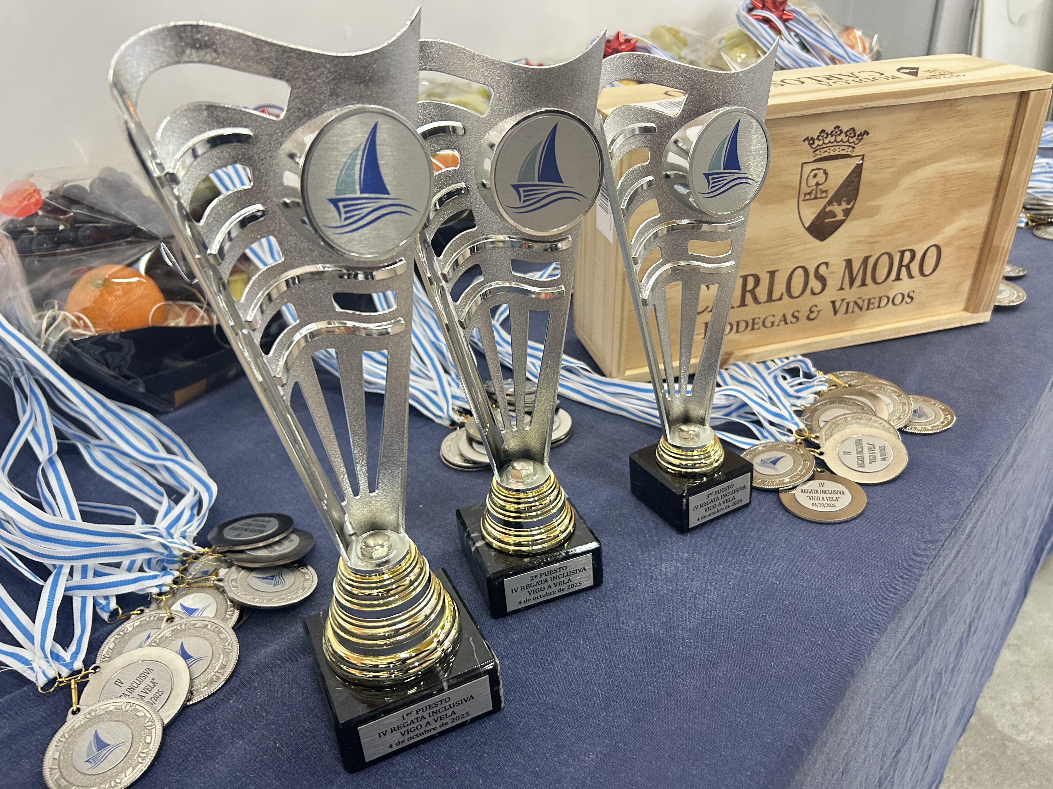 Embarcación en la Regata Inclusiva Vigo a Vela