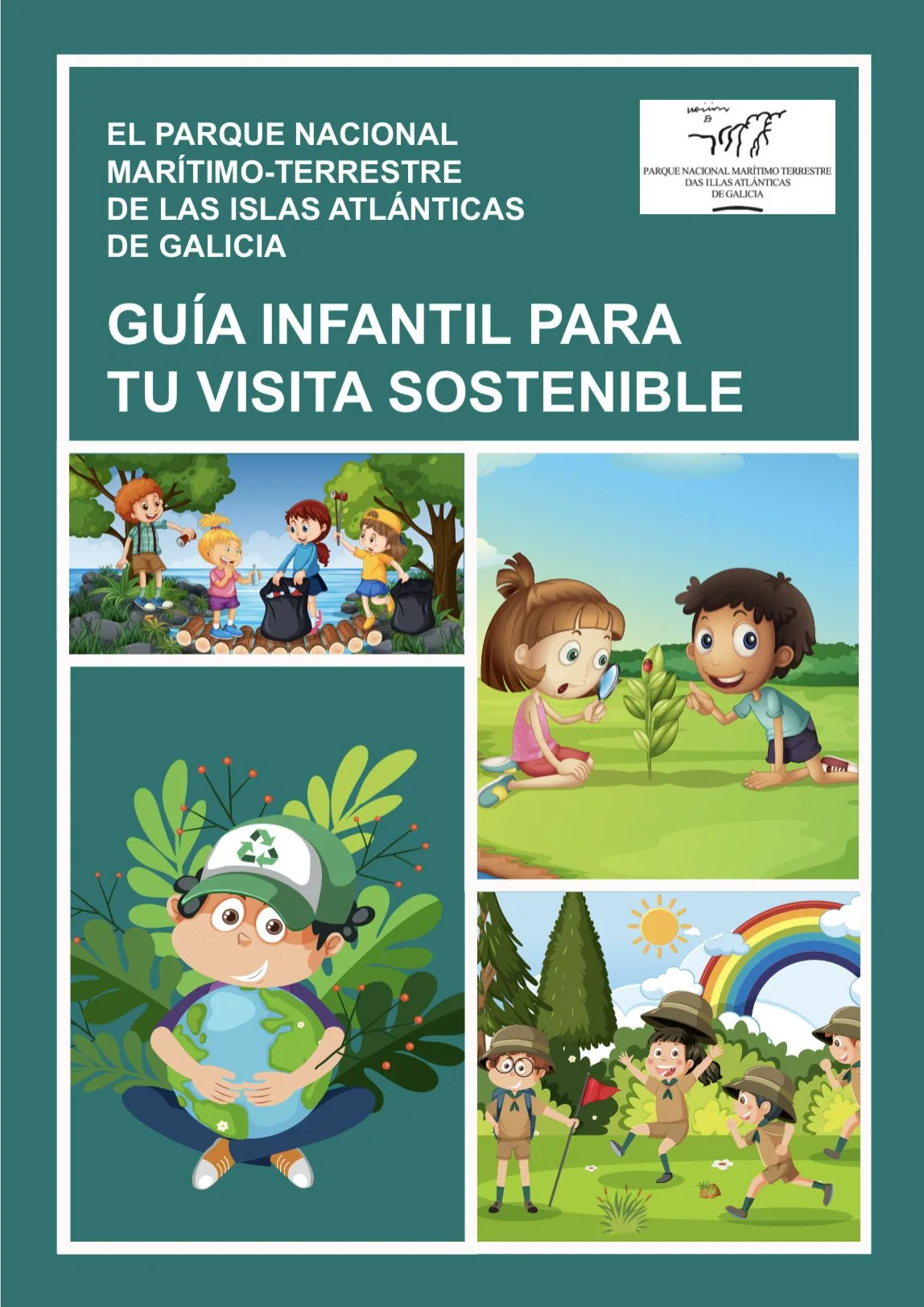 Guía Infantil visita sostenible Islas Atlánticas de Galicia